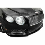Fiberglass Front Bumper Lip Spoiler Luxe-GT Style For Bentley Continental 12-15