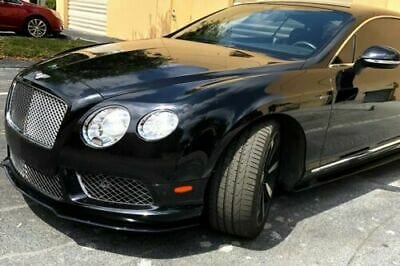 Forged LA Fiberglass Front Bumper Lip Spoiler Luxe-GT Style For Bentley Continental 12-15