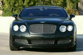 Forged LA Fiberglass Front Bumper Lip Unpainted Wald Style For Bentley Continental 05-09