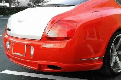 Forged LA Fiberglass Rear Bumper Skirt Unpainted Wald Style For Bentley Continental 05-09