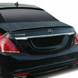 Fiberglass Rear Lip Lip Spoiler LT Style For Mercedes-Benz Maybach S600 16-17