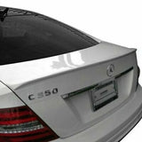 Fiberglass Rear Lip Spoiler Unpainted Factory Style For Mercedes-Benz C35012-15