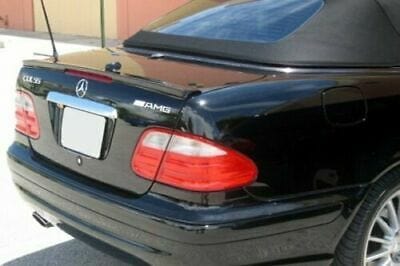 Forged LA Fiberglass Rear Lip Spoiler Unpainted L-Style For Mercedes-Benz CLK320 99-02