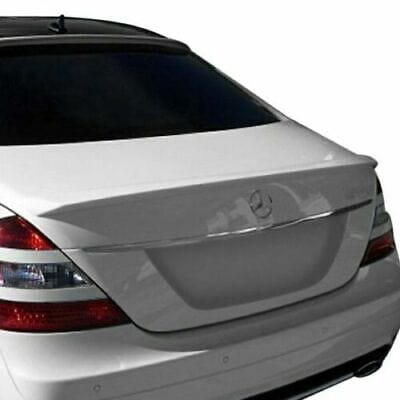 Forged LA Fiberglass Rear Lip Spoiler Unpainted L-Style For Mercedes-Benz S350 11-12