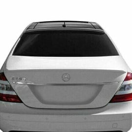 Forged LA Fiberglass Rear Lip Spoiler Unpainted L-Style For Mercedes-Benz S350 11-12