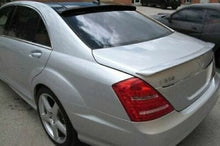 Load image into Gallery viewer, Forged LA Fiberglass Rear Lip Spoiler Unpainted L-Style For Mercedes-Benz S350 11-12