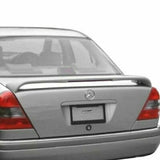 Fiberglass Rear Spoiler with Light Factory Style For Mercedes-Benz C43 AMG99-00
