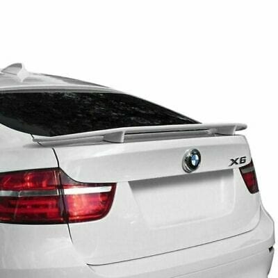 Forged LA Fiberglass Rear Wing Unpainted H-Style For BMW X6 2008-2013 BX6-W1-UNPAINTED