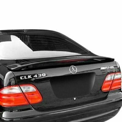Forged LA Fiberglass Rear Wing w Light Unpainted EuroStyle For Mercedes-Benz CLK430 99-02