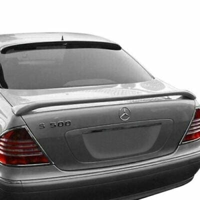 Forged LA Fiberglass Rear Wing w Light Unpainted L-Style For Mercedes-Benz S500 94-98