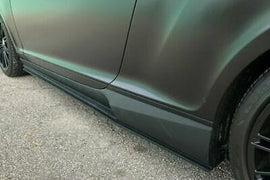 Forged LA Fiberglass Side Side Skirt Set Linea Tesoro Style For Bentley Continental 07-09
