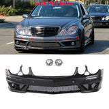 Fit 07-09 Mercedes-Benz E-Class W211 AMG Style Front Bumper W/ PDC W/ Fog Lamp