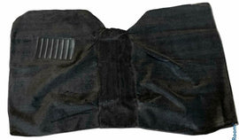 Forged LA Fit's Jeep Wrangler YJ CJ 1976-1995 Interior Carpet Rug Mat Kit 6pcs Black