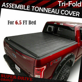 Forged LA For 05-11 Dakota 06-08 Raider 6.5FT Short Bed Hard Solid Tri-Fold Tonneau Cover