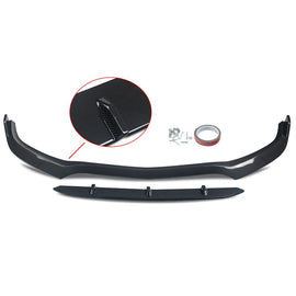 Forged LA For 15-21 MERCEDES BENZ W205 C63 C63S AMG FRONT BUMPER LIP SPLITTER CARBON LOOK