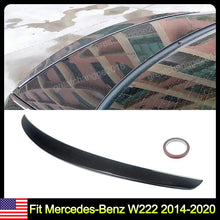Load image into Gallery viewer, Forged LA For 2014-2020 Benz W222 S Class 4Dr B Style Painted Trunk Spoiler Carbon Color