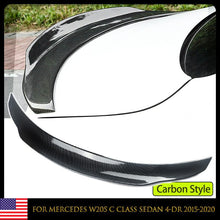 Load image into Gallery viewer, Forged LA FOR 2015-18 MERCEDES BENZ W205 PSM STYLE CARBON Style TRUNK SPOILER WING LIP