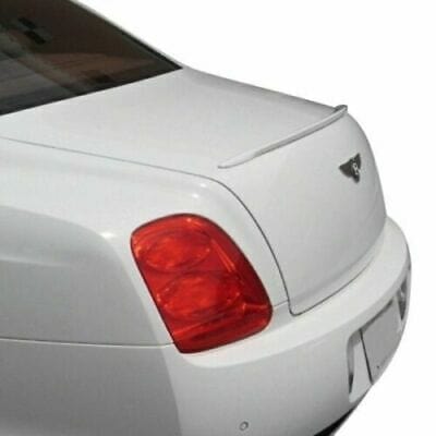 Forged LA For Bentley Flying 05-13 Euro Style Fiberglass Rear Lip Spoiler Small Unpainted