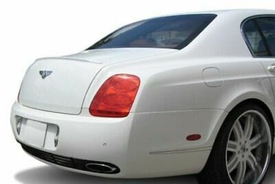 Forged LA For Bentley Flying 05-13 Euro Style Fiberglass Rear Lip Spoiler Small Unpainted