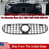 For Benz 2020 2021 GLE Coupe X253 Glc43 Amg Gt R Black Grille W/Camera Place