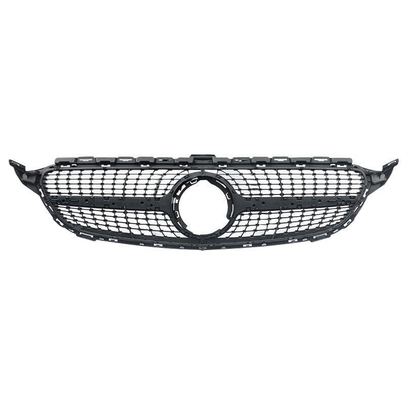 Forged LA For Benz C-CLASS W205 C205 C43 AMG 2019-ON Black Diamond Front Radiator Grille