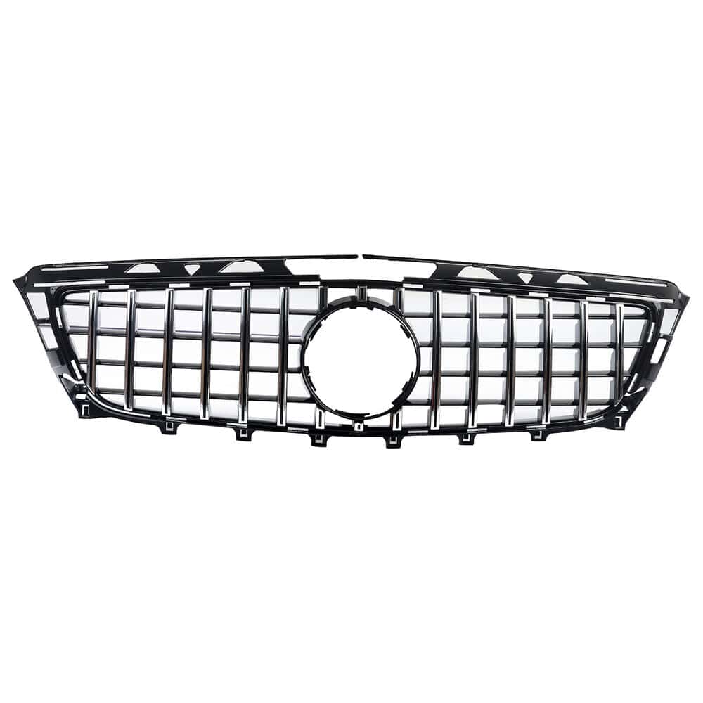 Forged LA For Benz CLS W218 Sedan X218 C218 Coupe 2011-14 GT R Style Grille Chrome+Black