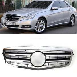 Forged LA For Benz E-Class W212 Look Piano Black Front Grille Sedan Wagon 10-13 E350 E550
