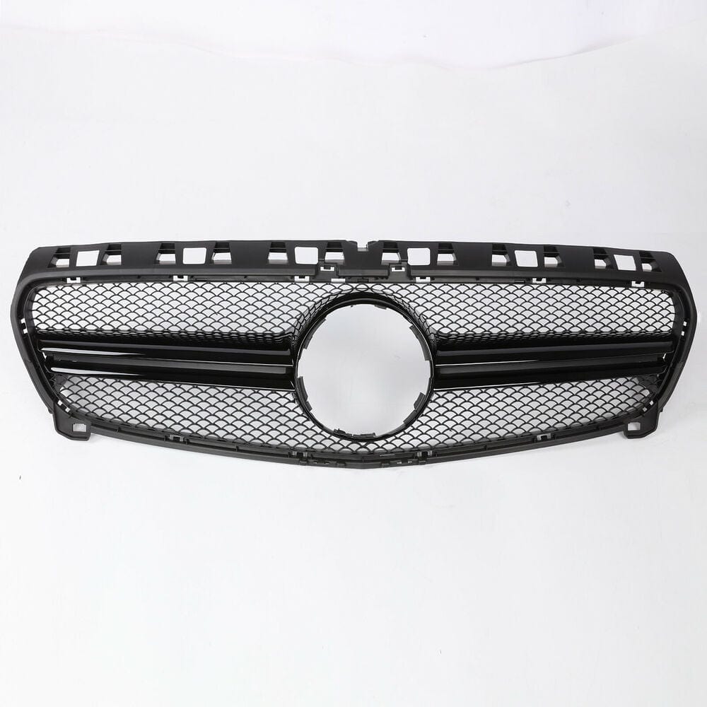 Forged LA For Mercedes Benz A-Class W176 A180 A200 A45 AMG Gloss Black Front Bumper Grille
