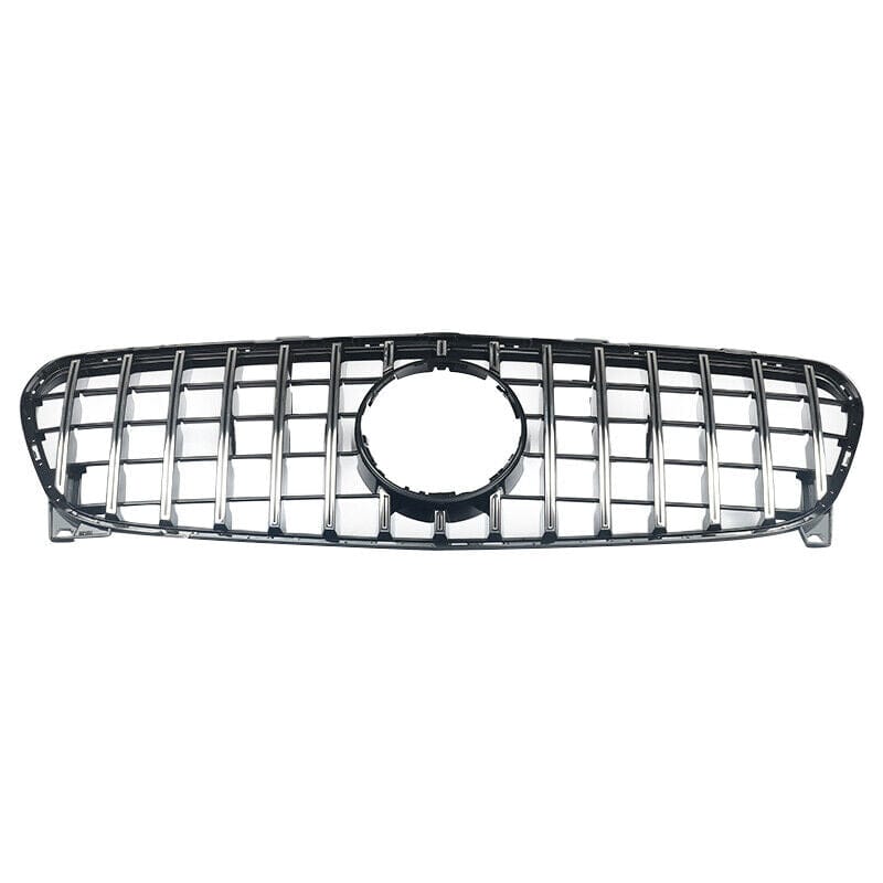 Forged LA For Mercedes Benz GLA-CLASS X156 2018-2022 Chrome+Black GT R Style Front Grille
