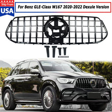Load image into Gallery viewer, Forged LA For Mercedes Benz GLE SUV W167 2020 Black GT R Panamericana Hood Upper Grille