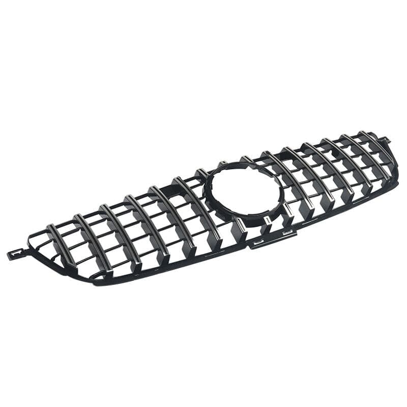 Forged LA For Mercedes Benz ML-Class W166 2012-2015 Chorme+Black GT R Bumper Hood Grille