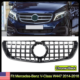 Forged LA For Mercedes Benz W447 V Class V250 V260 2014-2018 GT Style Front Racing Grille