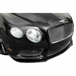 Forged LA Front Bumper Lip Spoiler Luxe-GT Style Fiberglass For Bentley Continental 12-15