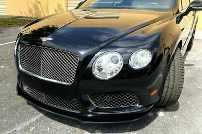 Forged LA Front Bumper Lip Spoiler Luxe-GT Style Fiberglass For Bentley Continental 12-15