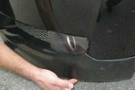 Forged LA Front Bumper Lip Spoiler Unpainted M-Tech Style For BMW 328i 07-13