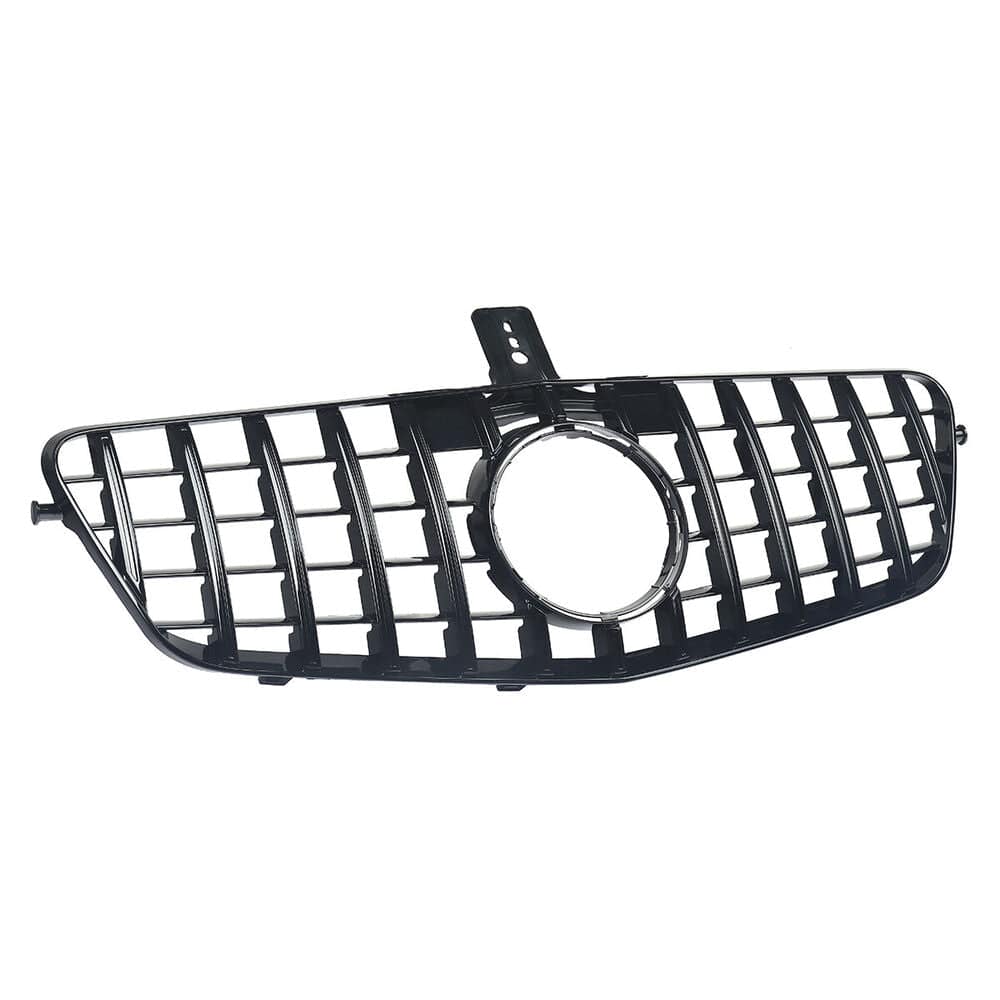 Forged LA Front Hood Grille Grill For Mercedes-Benz W212 2009-2013 Gloss Black GT R Style