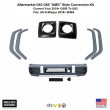 Load image into Gallery viewer, Forged LA G Class Parts Aftermarket 19+ G63 Style AMG Front Facelift Conversion Kit W464 G500 to G63 AMG