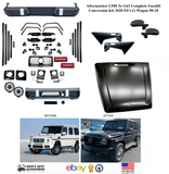 G63 Body Kit Conversion 2019+ Style Bumper fenders Hood Facelift G500 G550 G55