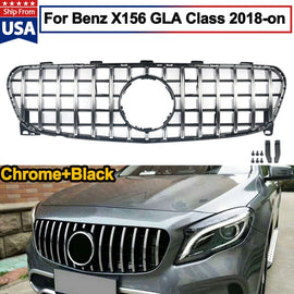 Forged LA GLA Class GT R Front Hood Grille For Mercedes Benz X156 GLA200 GLA250 2017-2020