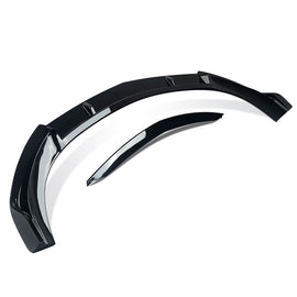 Forged LA Gloss Black Front Bumper Lip For 2016-2019 Benz E-Class Sport W213 E400 E43 AMG