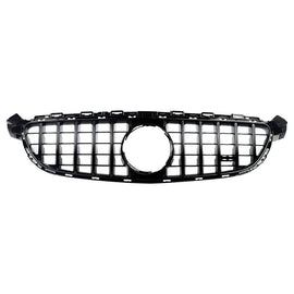 Forged LA Gloss Black GT Style Front Grille For Mercedes Benz C-Class W205 C63 2014-2018