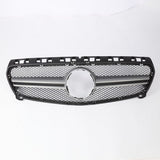 grille grill ABS Silver For Mercedes W176 A200 A180 2013-15