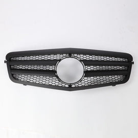Forged LA Grille Matte BLACK For 2010-13 W212 Mercedes Benz NEW E Class E350 E550 E63