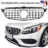 GT R AMG Style Grille Front Bumper for Mercedes Benz W205 C250 C300 C43 2014-18
