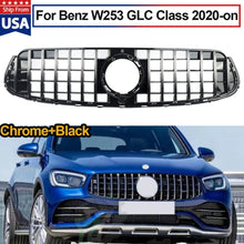Load image into Gallery viewer, Forged LA GT R Grill For Mercedes New GLC Class W/X253 GLC300 GLC43 2020 2021 Chrome+Black