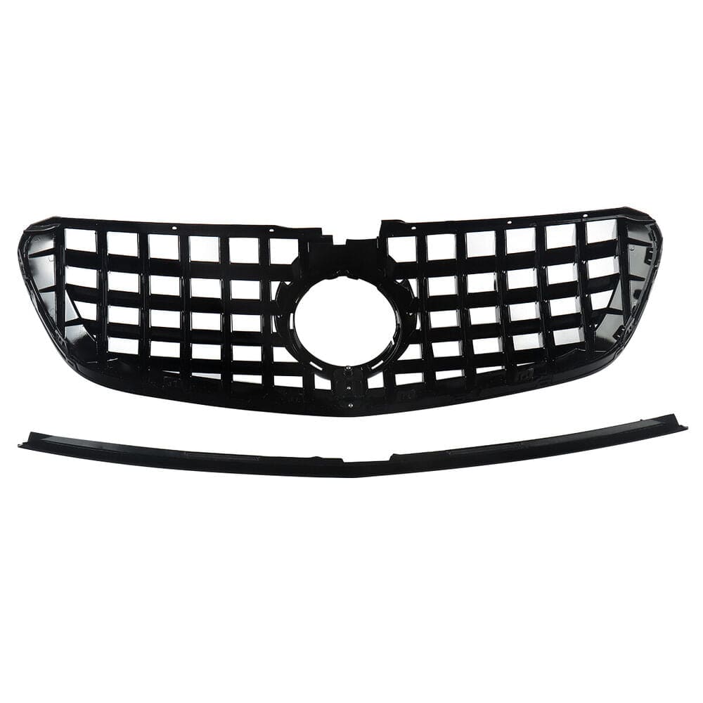 Forged LA GT R Style Front Bumper Grille Grill For Mercedes V-Class W447 V250 V260 2016-18