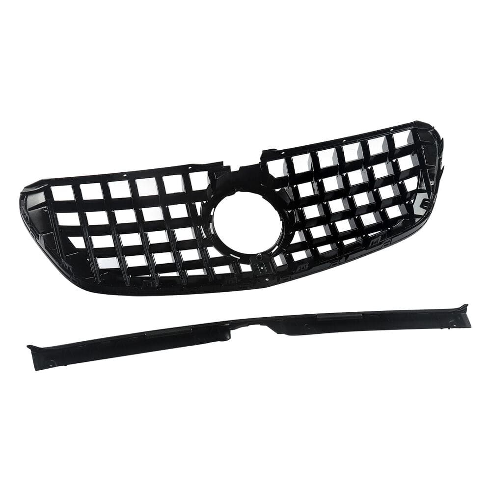 Forged LA GT R Style Front Bumper Grille Grill For Mercedes V-Class W447 V250 V260 2016-18