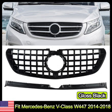 Load image into Gallery viewer, Forged LA GT Style Front Bumper Painted Grille For Mercedes-Benz V-Class W447 2014-2018