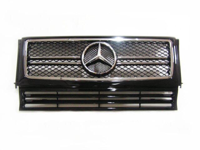 Forged LA Mercedes Benz G Class W463 90-15 G63/G65 Style Front Grille Black NO EMBLEM!