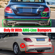 Load image into Gallery viewer, Forged LA REAR DIFFUSER+EXHAUST TIPS for MERCEDES BENZ W213 E CLASS 2016-2020 AMG-Line